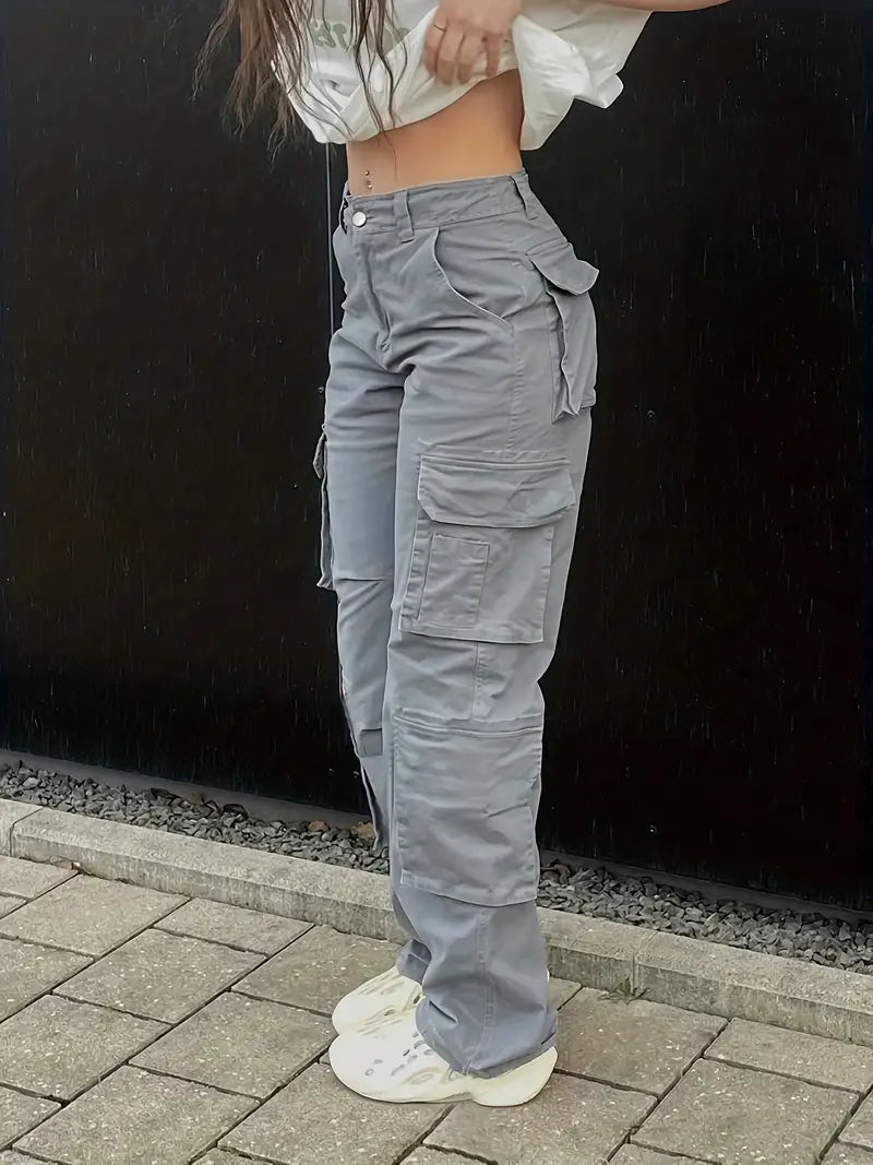 Victoria High-Waisted Cargo Pants