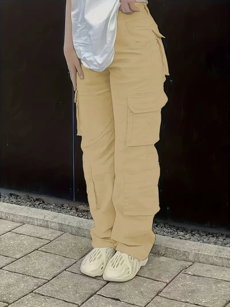 Victoria High-Waisted Cargo Pants