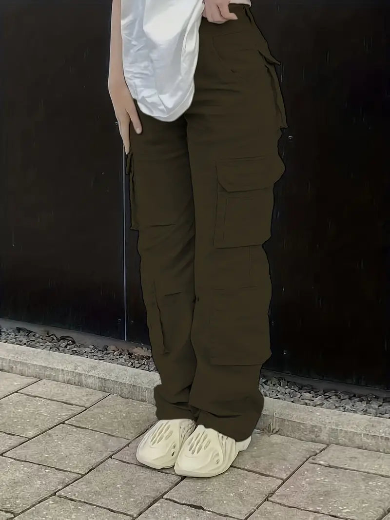 Victoria High-Waisted Cargo Pants