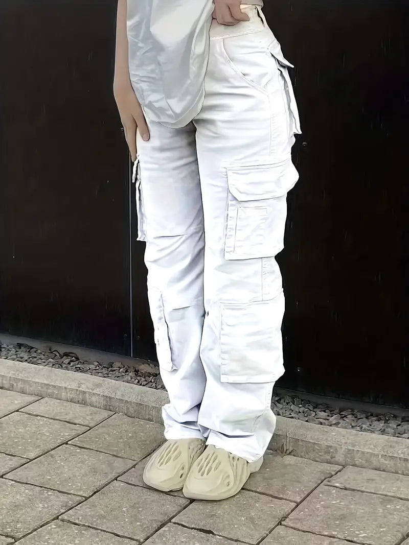 Victoria High-Waisted Cargo Pants