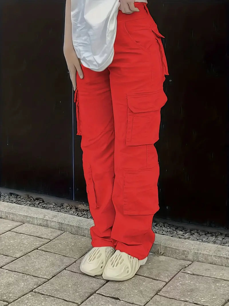Victoria High-Waisted Cargo Pants
