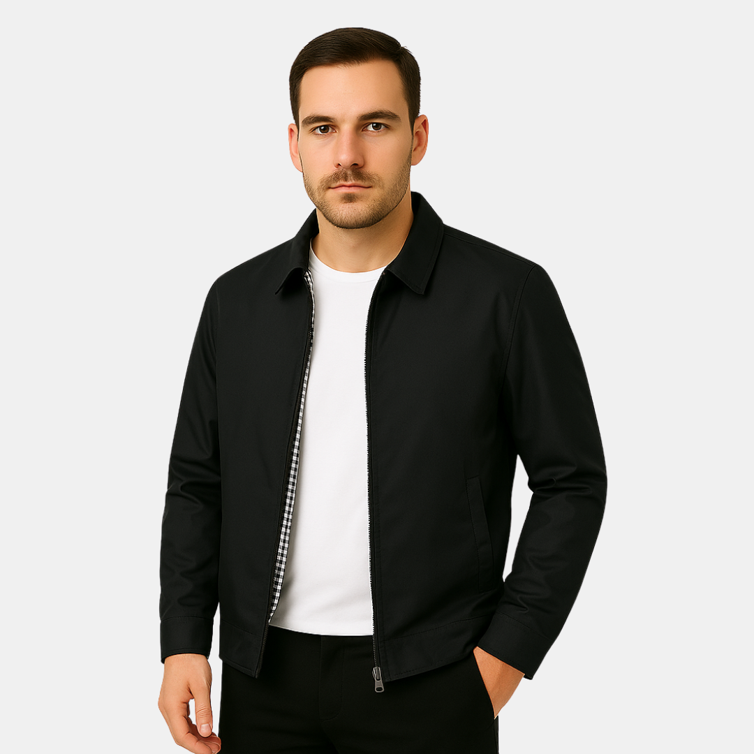 WALT CASUAL ZIP JACKET WITH COLLAR