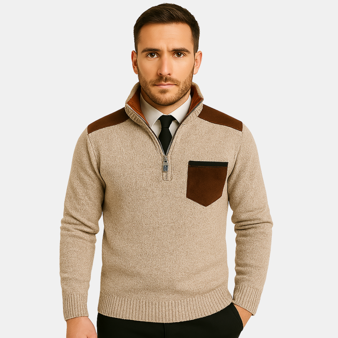 William Men’s Half-Zip Sweater
