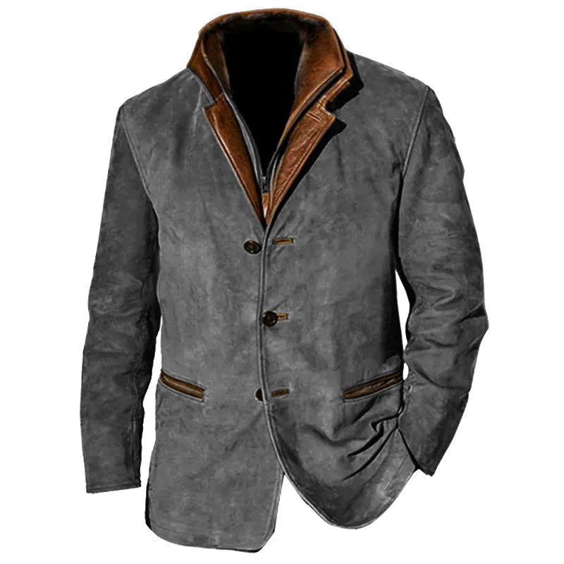 Lex Men's Vintage Buckskin Jacket