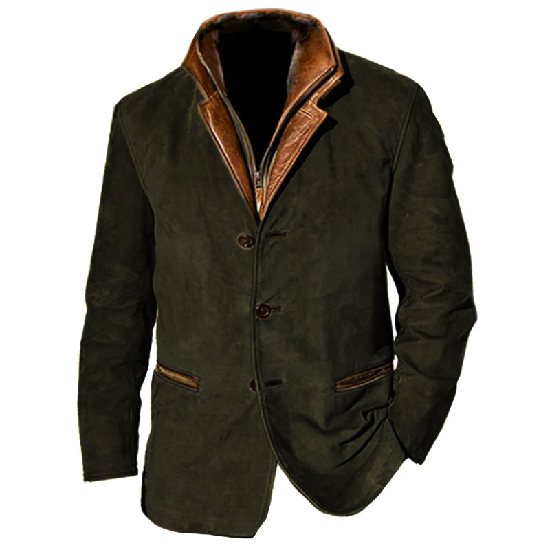 Lex Men's Vintage Buckskin Jacket